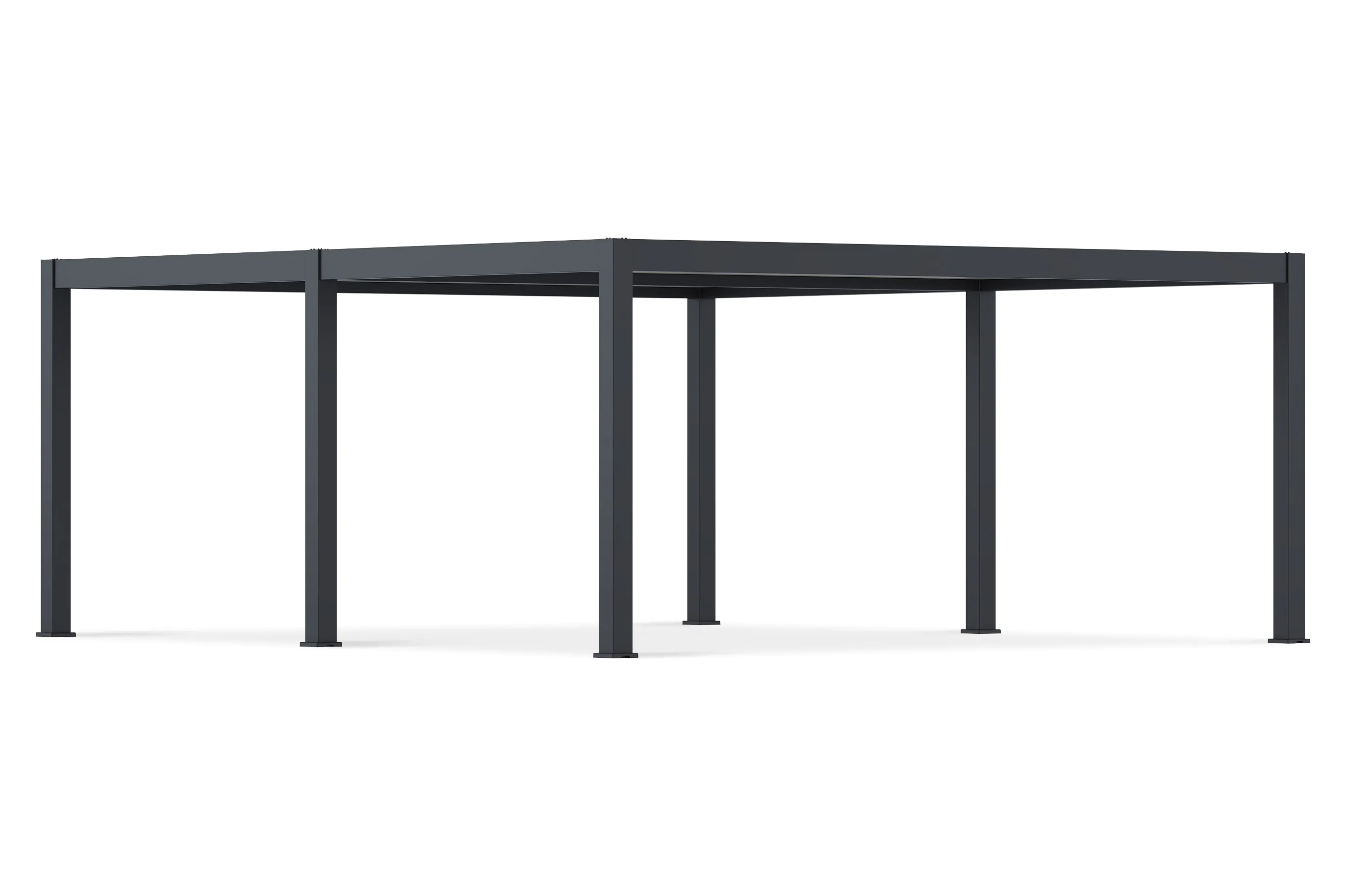 Wiata garażowa REFERENCE DUO 5,3 × 6,0 m Anthracite Gutroof