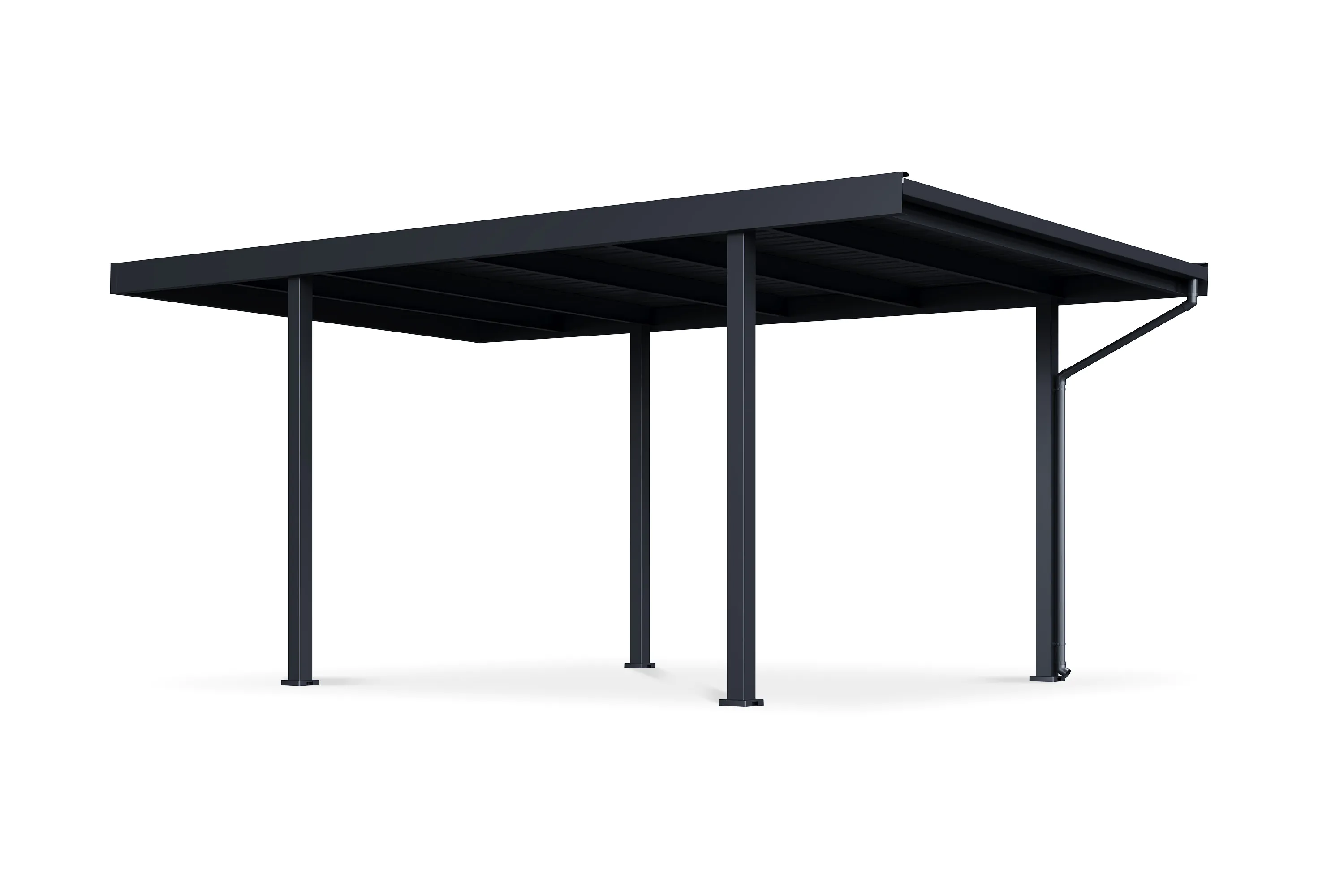 Wiata garażowa SELECT 3,1 × 5,5 m Anthracite Gutroof